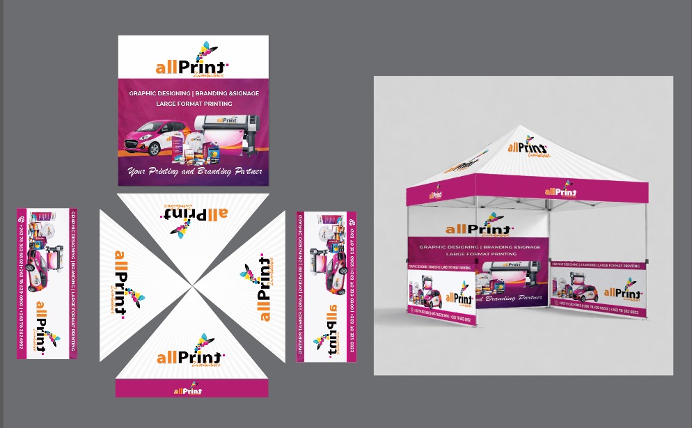 AllPrint Zimbabwe promotional gazebo